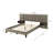 Upholstered Wall Panel Bed Light Brown-1705801877