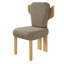 Chaise d'appoint rembourrée avec pieds en bois Brayden (ensemble de 2)-919099706-919099708