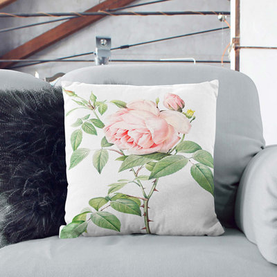 Floral Square Throw Cushion