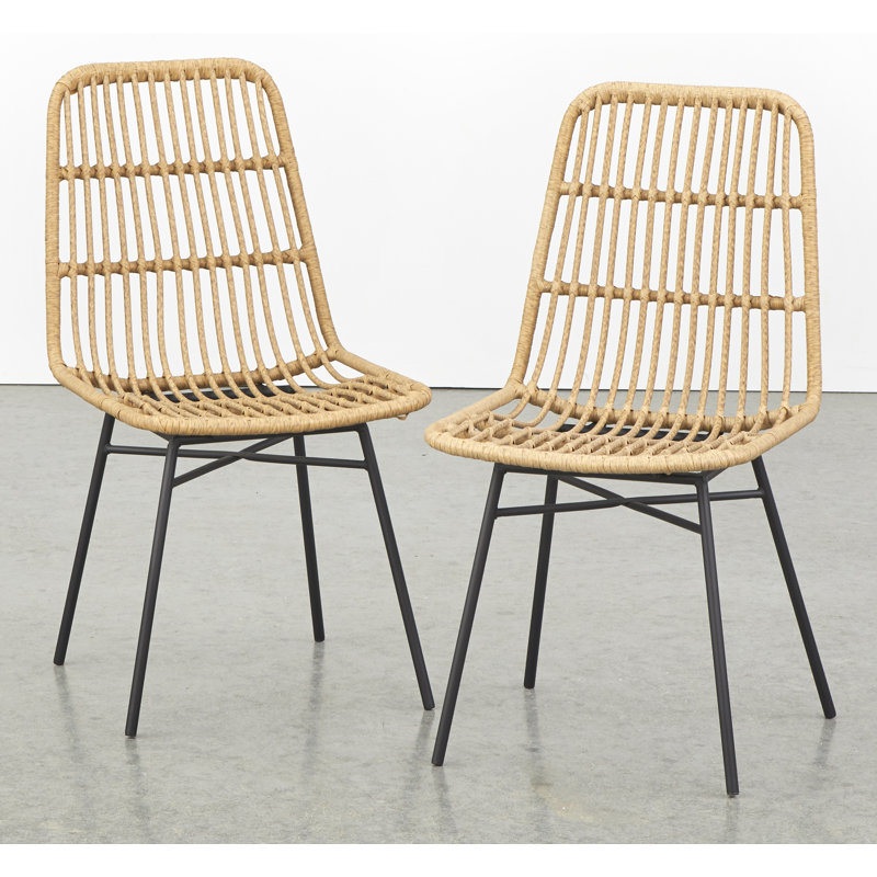 Chaise d'appoint en noir et brun clair Laskow