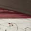 Élégant édredon très grand rouge 7 pièces - Broderie et tissu de travail, 2 taies décoratives, 3 coussins décoratifs, 1 jupe de lit, pièce lavable, broderie, garniture 100%, y compris l'édredon et la machine-118650088