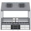 Structure de lit simple en bois-760295816