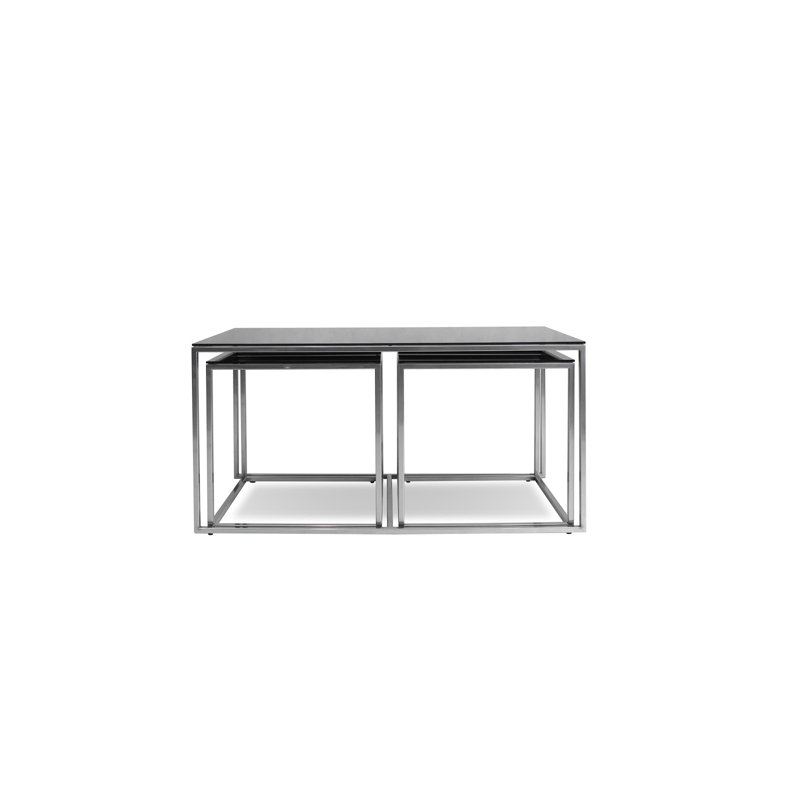 Carbonell Coffee Table, Chrome