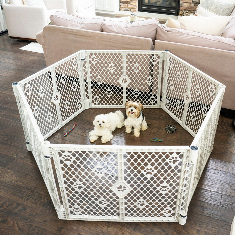 PAWS PETYARD 6-PANEL GRAY PET PEN