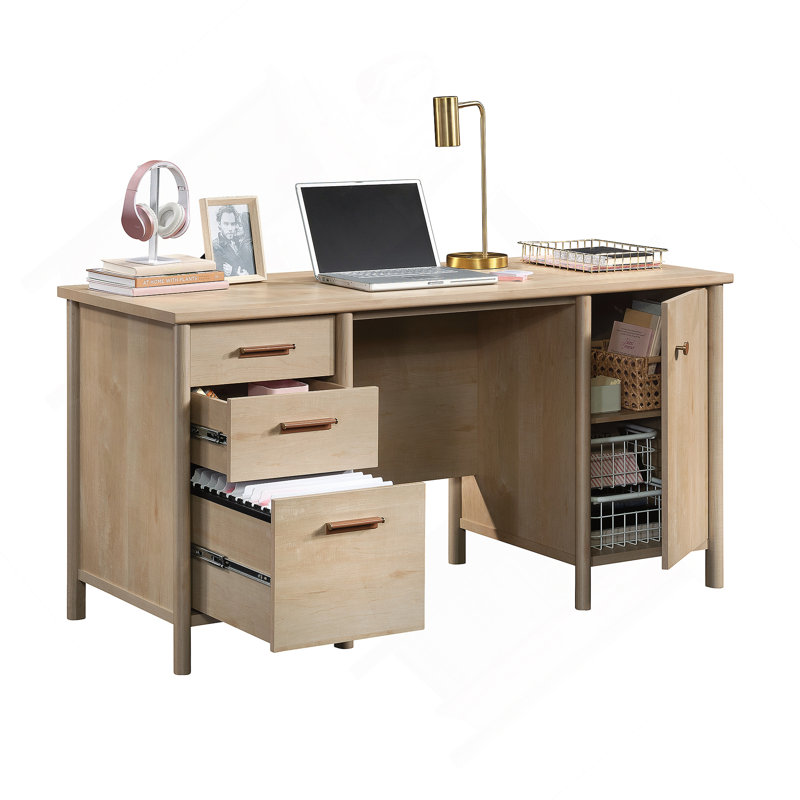 Bureau d'ordinateur avec tiroirs de rangement pour la maison et le bureau