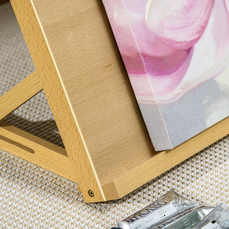 Montopolis Symple Stuff Folding Adjustable Solid Wood Board Easel