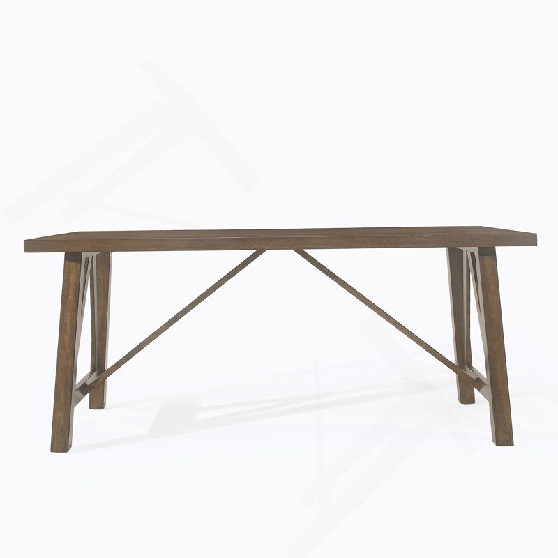 Farmhouse style Dining Table perfect size, Antique Brown