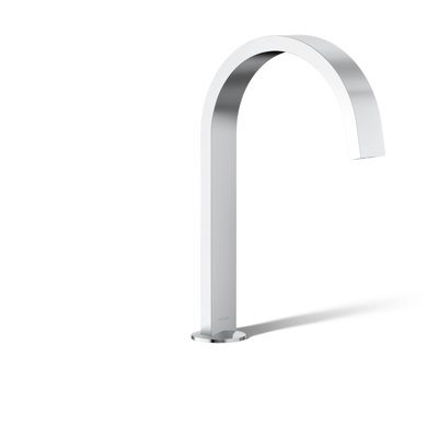 Components Deck-Mount Bath Spout with Ribbon Design