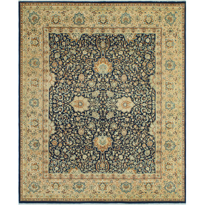 Tapis bleu marine pak-persan