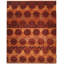 Asian Fusion Rose/Burgundy Hand-Knotted Area Rug-2083365461