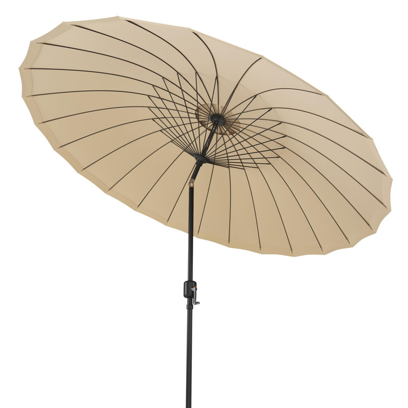 272cm Tilt Beach Parasol, Beige