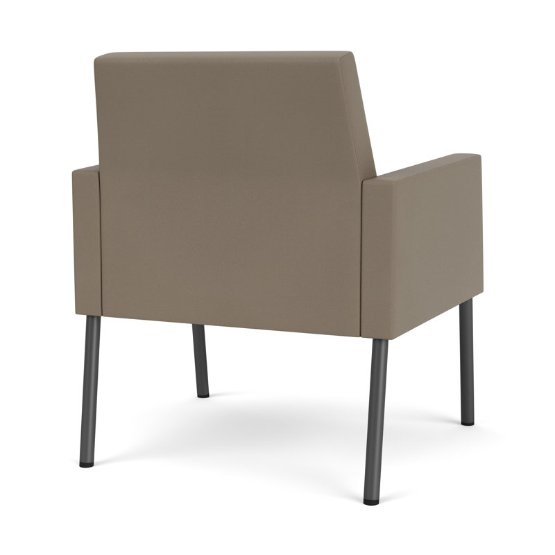 Fauteuil de réception Mystic, Gris anthracite, Modena blé