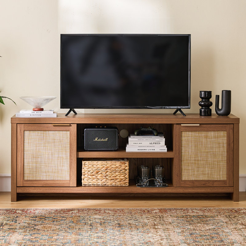 TV Stand for TVs up to 65, Special Walnut