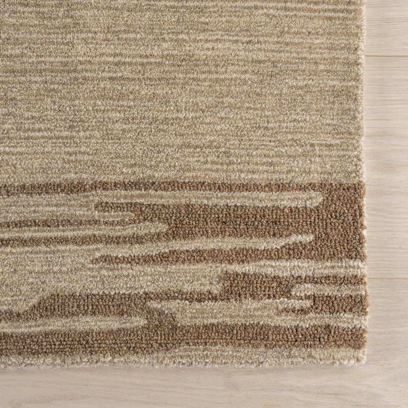 Barun Wool Area Rug, Rectangle 5' x 8'
