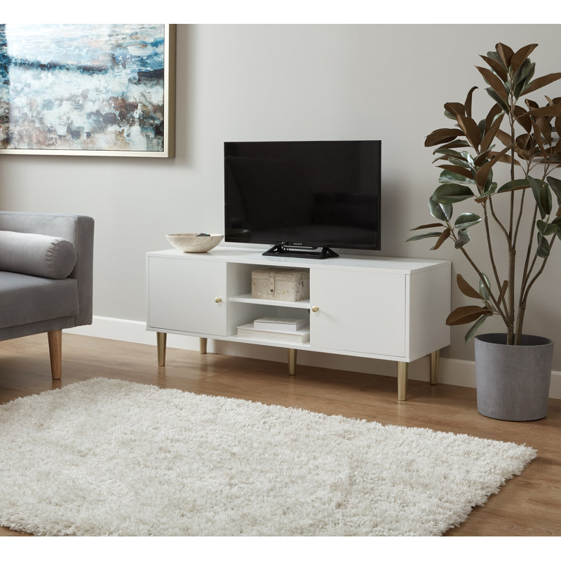 Bellandra TV Stand for TVs up to 50", White