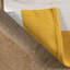 Tapis décoratif à rayures en coton blanc/jaune Connor-Joe-50170755