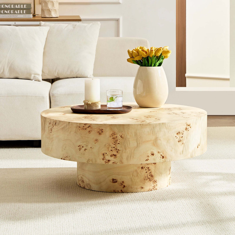 Table basse en bois Mid-Century, Natural
