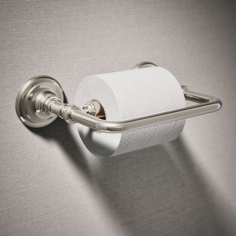 Artifacts® Pivoting Toilet Tissue Holder, Vibrant Polished Nickel