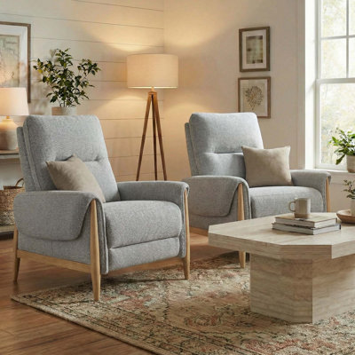 Fauteuil inclinable manuel rembourré