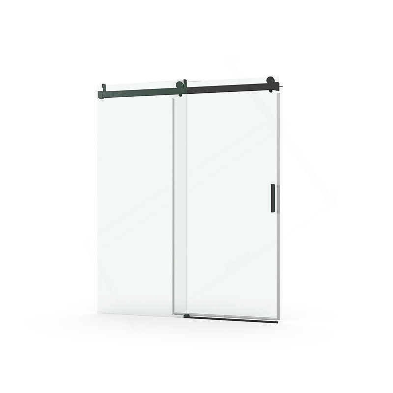 Frameless Soft-Closing Single Sliding Shower Door