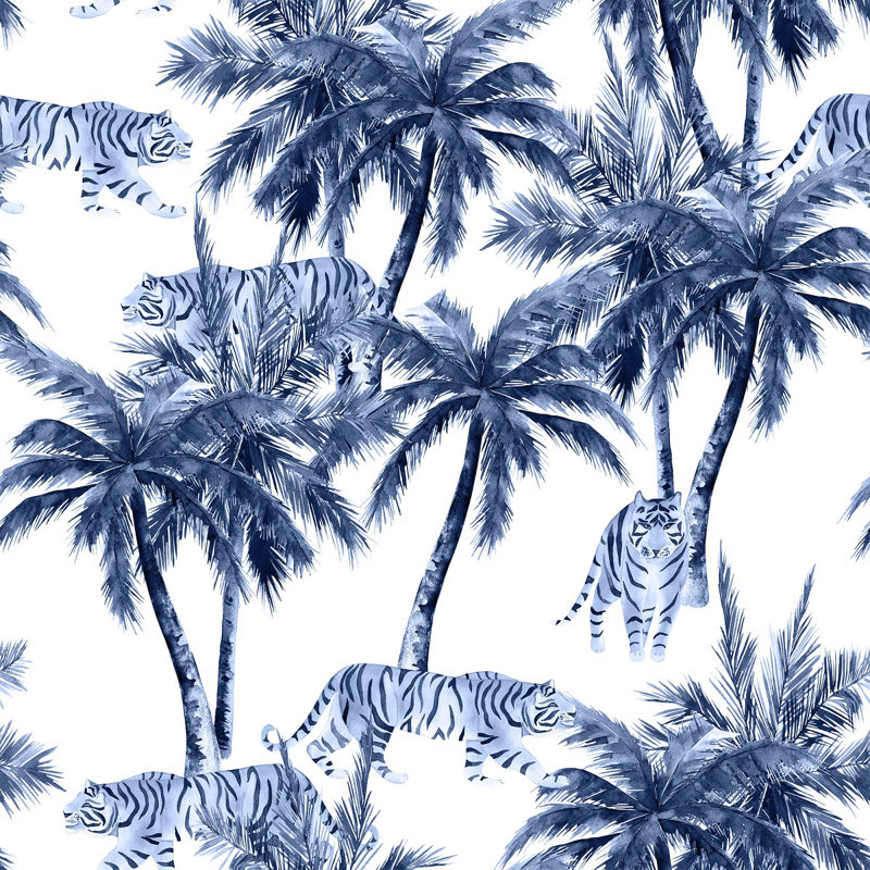 Beecham Pre-Pasted Floral Wallpaper Roll