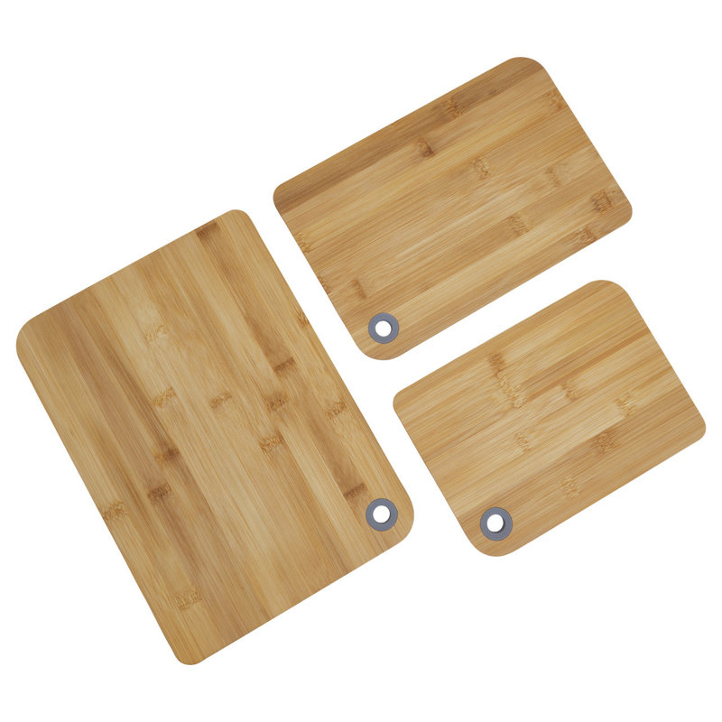 Rampati 3-Pieces Solid Wood Chopping Board Set