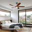 Ventilateur de plafond 54 "avec lumière