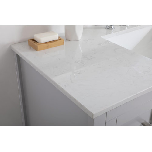 Sand & Stable Trieste 48'' Single Bathroom Vanity with Engineered ...