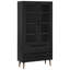 Solid Pine Wood Rectangle Accent Cabinet