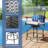 Anujin Patio Bar Stool with Cushion