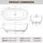 69" Freestanding Solid Surface Bathtub With Pop-Up Drainage And Overflow-119713708