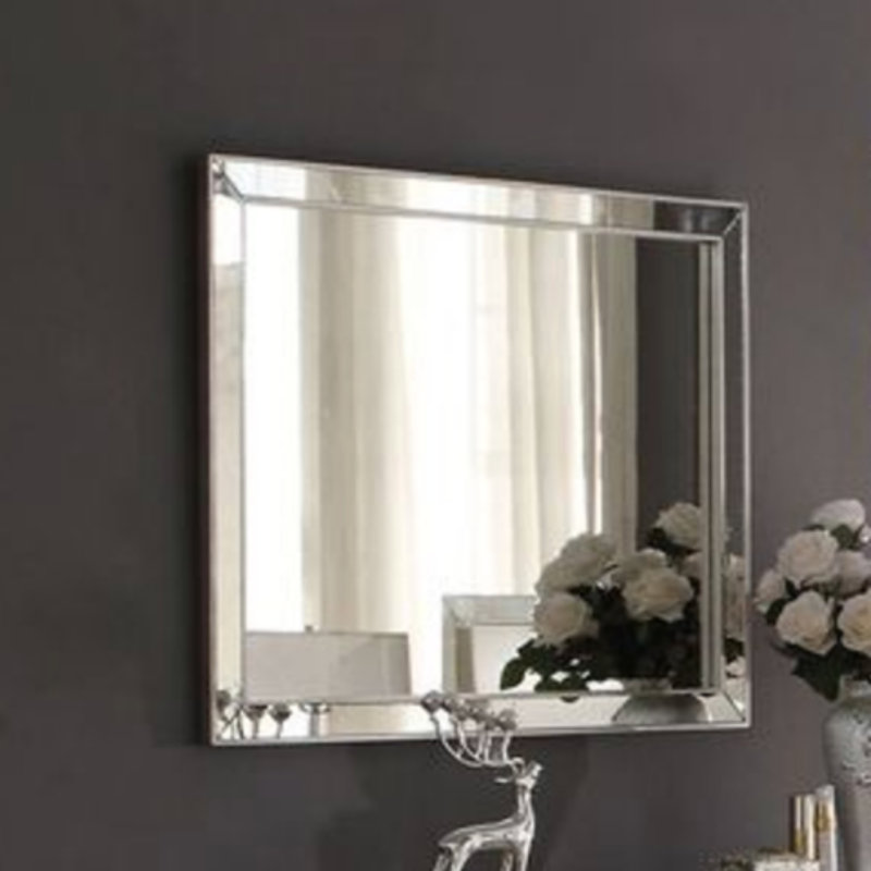 Miroir Voeville II, Argent argent, 36,03 po x 32,03 po