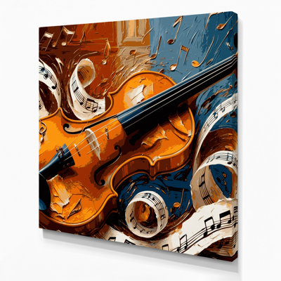 Art musical sur toile noire