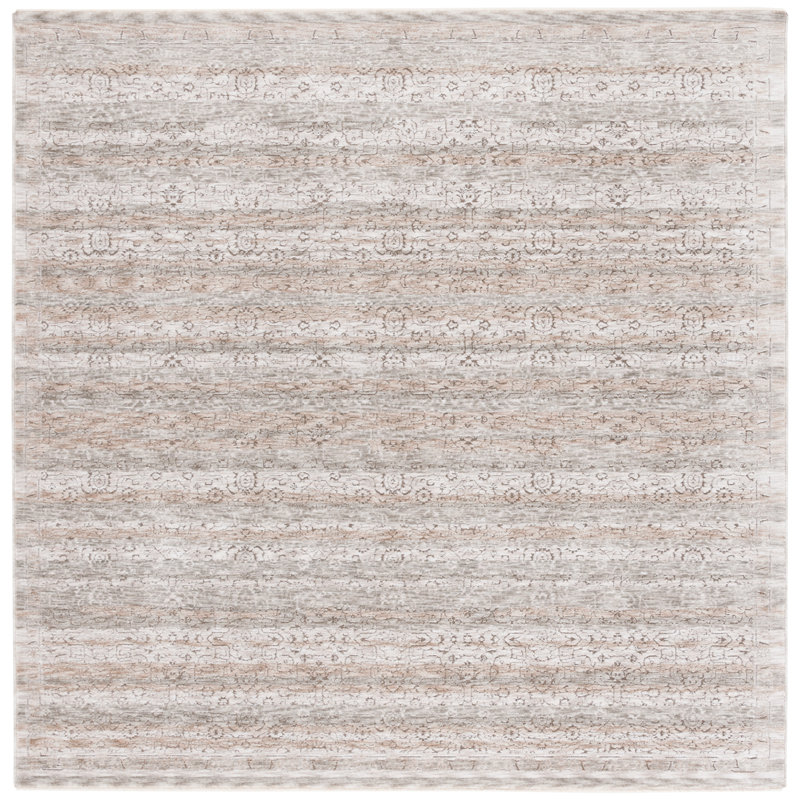 Kynlee 100 Performance Oriental Rug, Square 6'3"