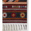 Tapis brun / rouge en polyester tissé à la machine Southwestern-1820505468