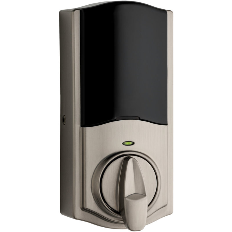 Convert Single Cylinder Smart Deadbolt with Bluetooth Capability, Satin Nickel