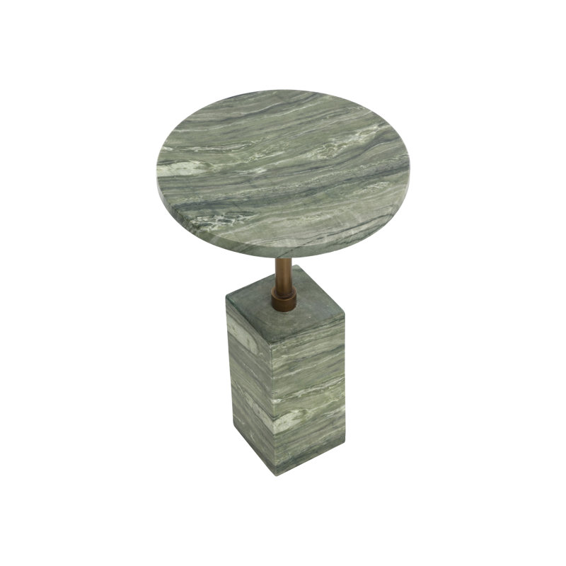 Table de bout Mizani - aspect marbre, Vert