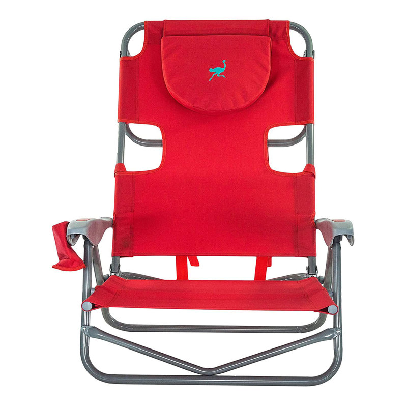 Chaise de camping pliante, Rouge