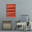 «Earthy Abstract Bands Abstract», reproduction d'art géométrique murale contemporaine-129965990
