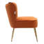 Dominique Velvet Wingback Chair-331997856