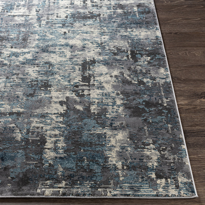 Abstract Indoor Rug, Runner 2'7" x 10'3"