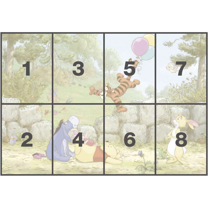 Disney Winnie The Pooh Ballooning Unpasted Wall Mural On Paper Size 368 Cm X 254 Cm