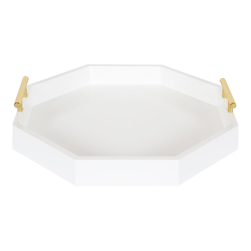 Plateau de repose-pieds / table basse Norvan, Blanc