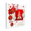 « christmas brillante composition », reproduction d’impression sur toile tendue-27484926