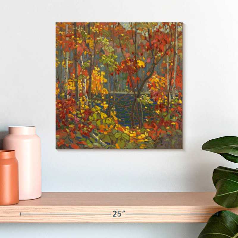 Alvord The Pool Autumn, H 16 po x l 16 po