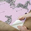 Zebra Vinyl Peel & Stick Wallpaper Double Roll-974974217