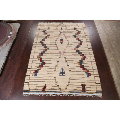 One-of-a-Kind 9'0'' X 12'8'' New Age Wool Area Rug in