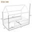 Lit simple au sol avec cadre de toit de maison-1910071538-1910071537