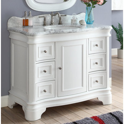 Sesto 42'' Single Bathroom Vanity with Top
