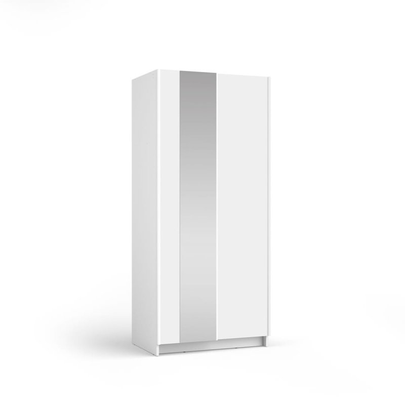 Takenya 3 Door Manufactured Wood Wardrobe, White